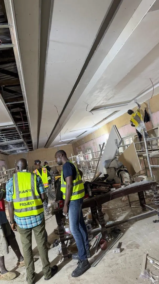 Construction site work