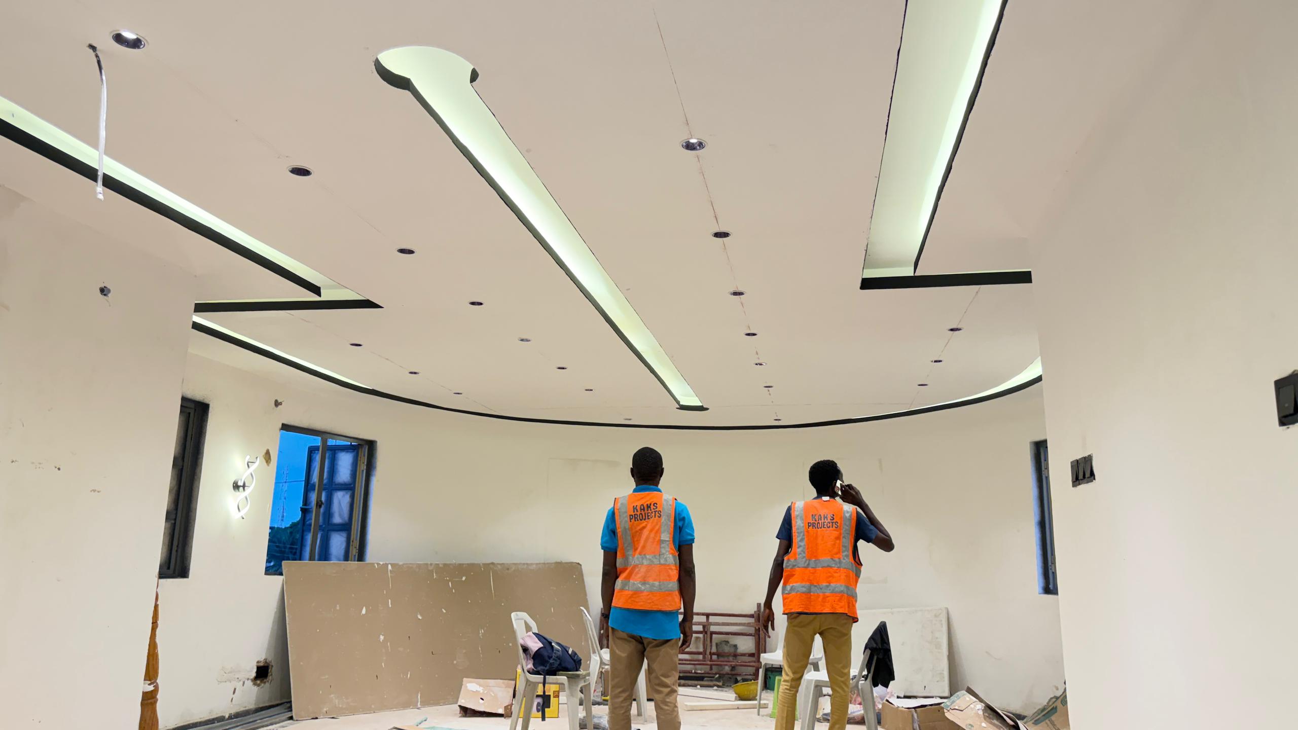 Construction site work